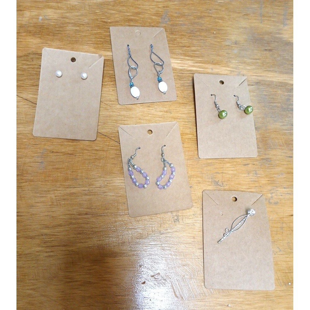 4 Pair Of Fashion Earrings And A Fashion Hair Pin Faux Pearl